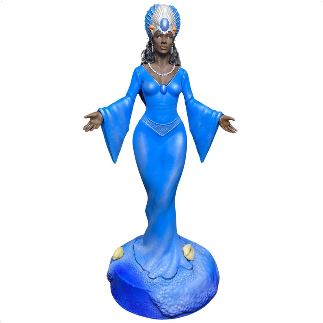 Iemanjá Concha 2 (R) 30 cm - Resina