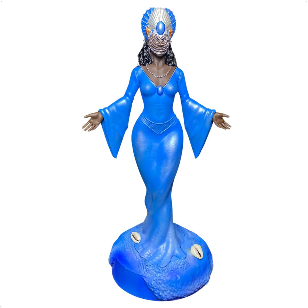 Iemanjá Concha 1 (R) 30 cm - Resina