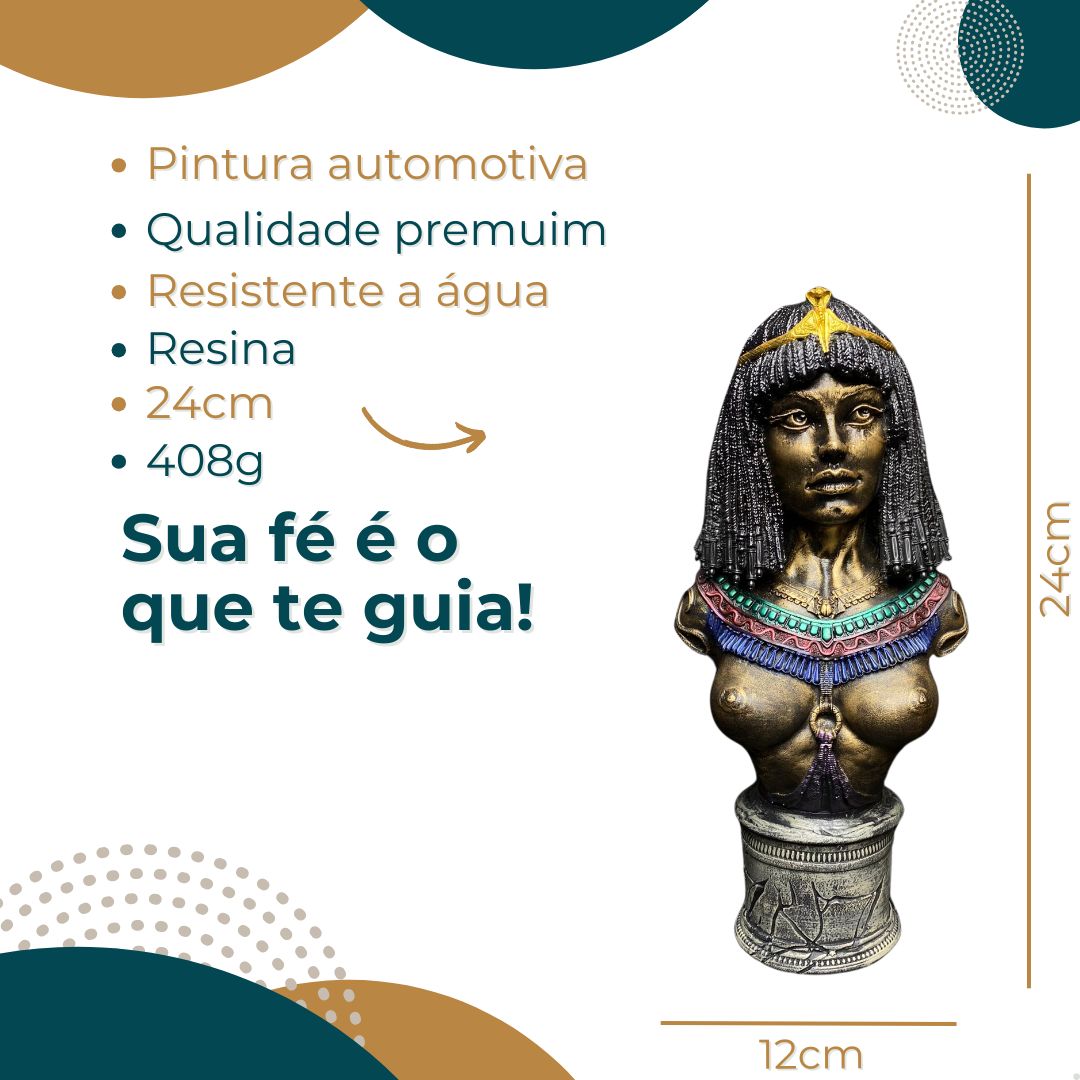 Busto Cleópatra 2 (D) - Resina