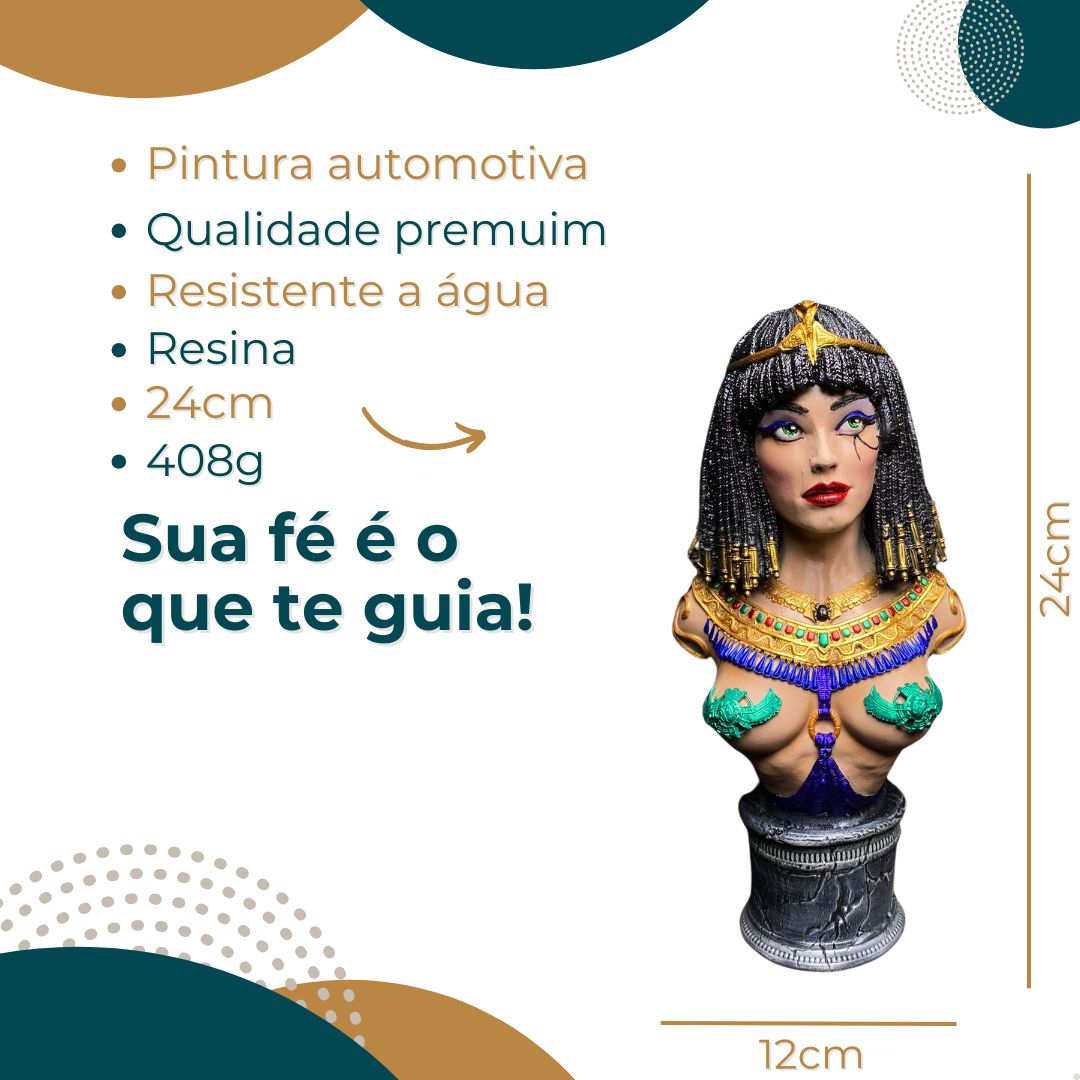 Busto Cleópatra 2 (R) - Resina